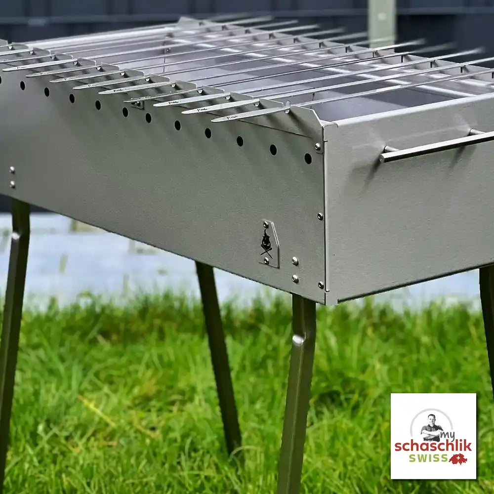 Mangal Schaschlik Grill "M1" - Aganjok mit 12 Spiessen