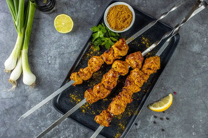 Brochette de poulet au curry thaï légèrement épicé 1 kg